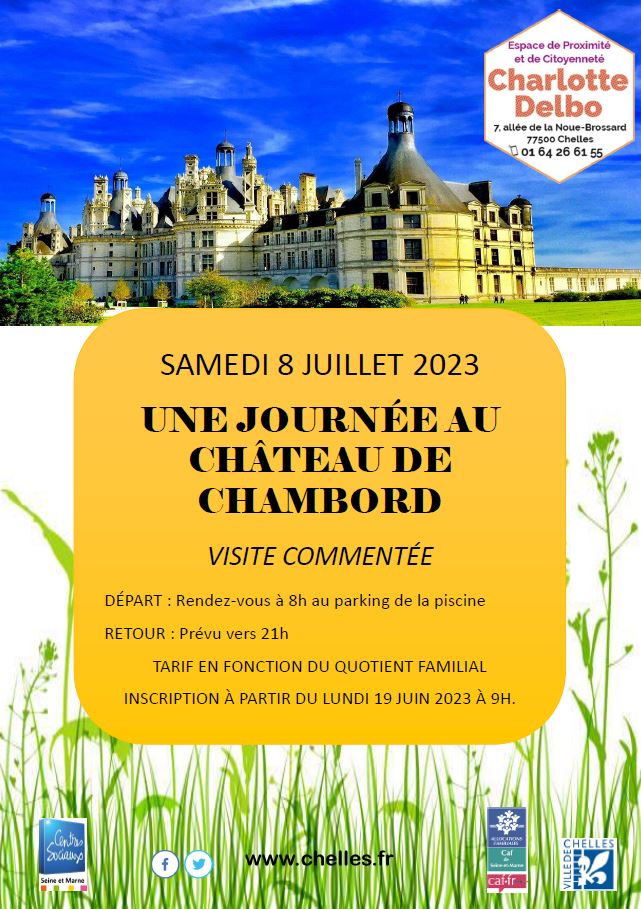 Journée au château de Chambord – EPC Charlotte Delbo