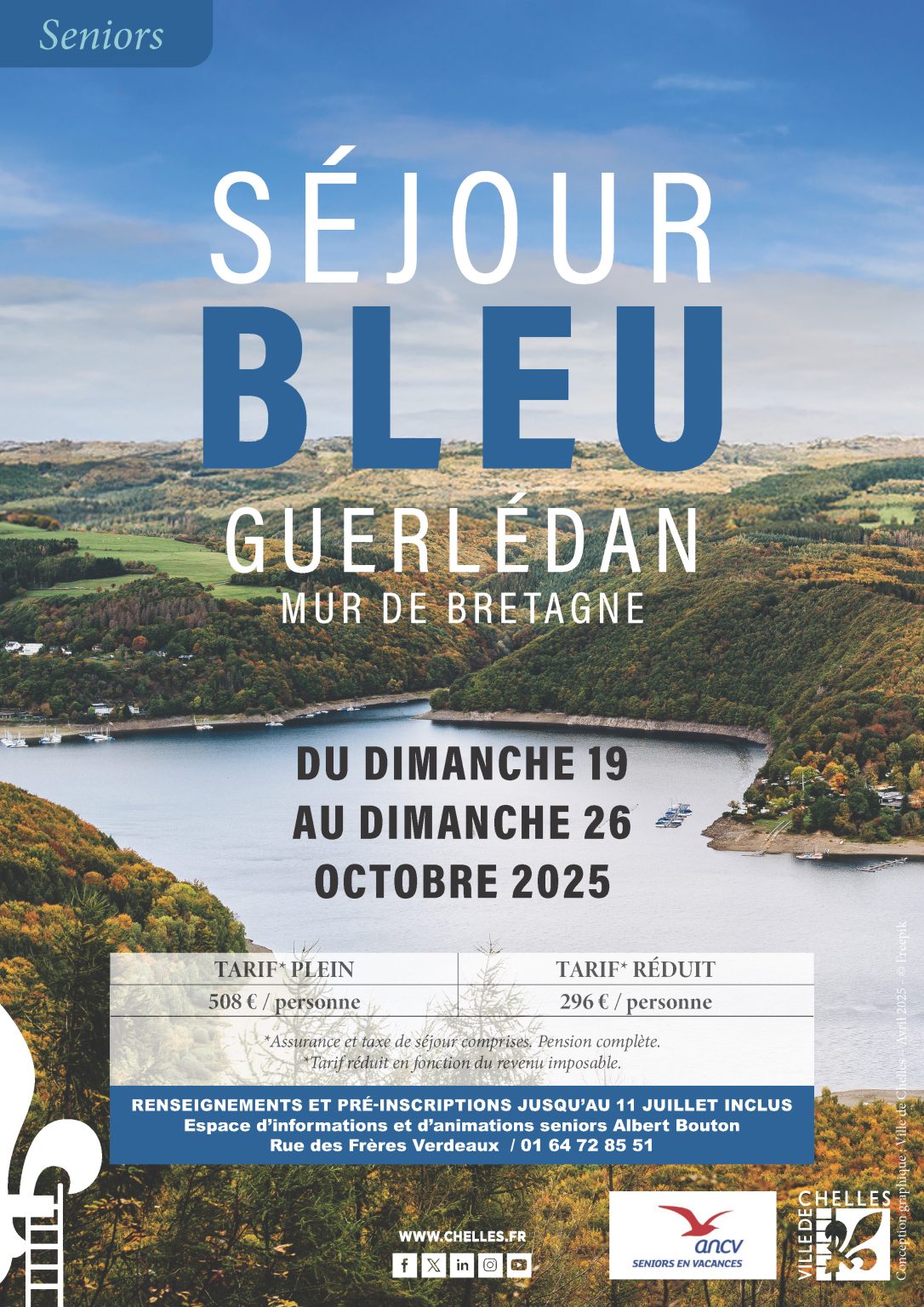 séjour bleu seniors