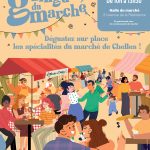 affiche guinguette marché