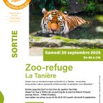 affiche sortie zoo tanière EPC