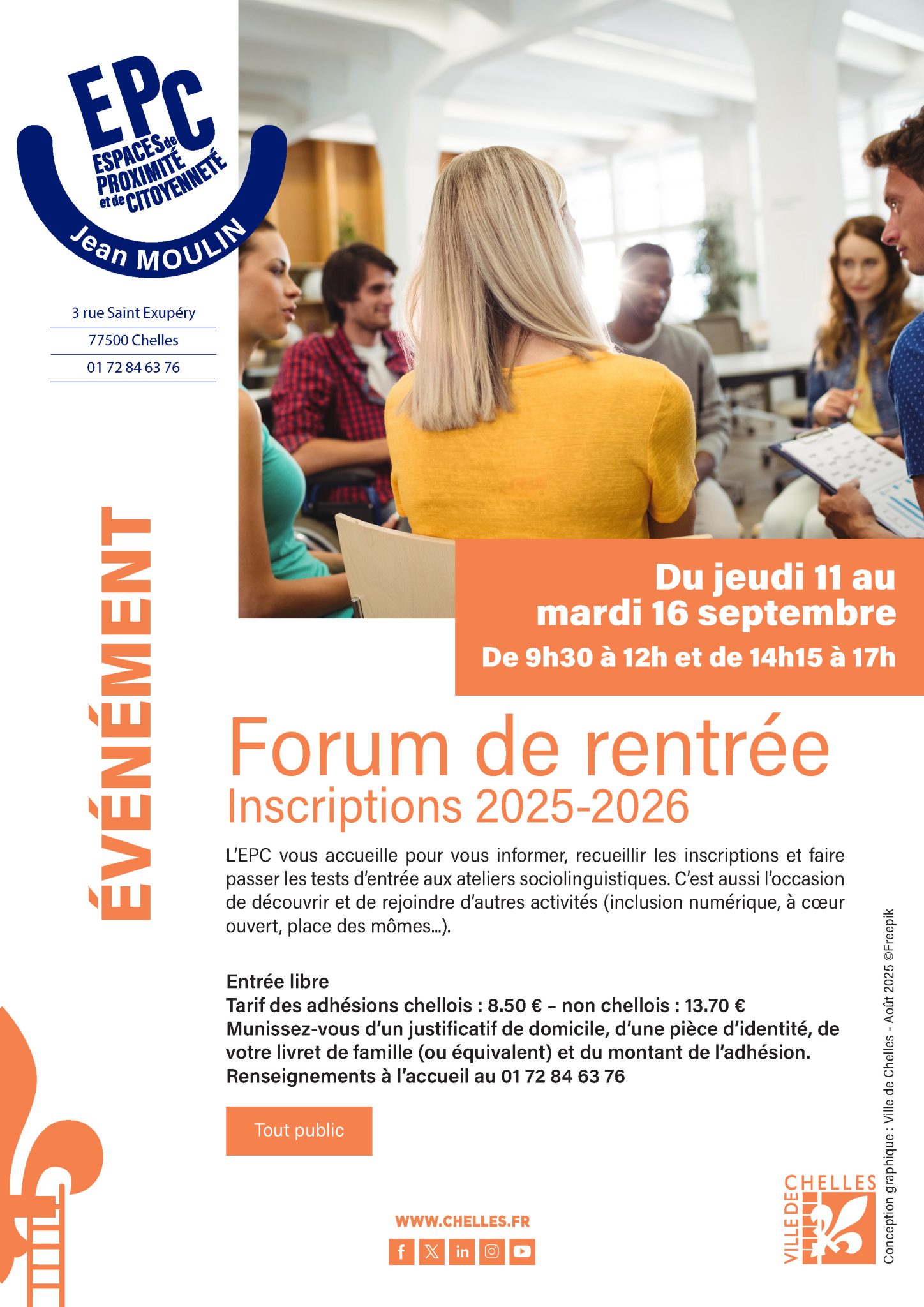 affiche epc moulin forum rentrée