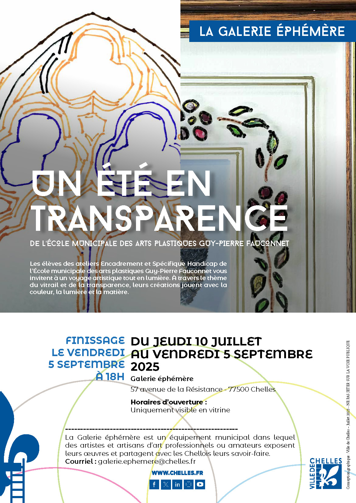 affiche exposition un été en transparence
