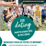 affiche job dating octobre 2025
