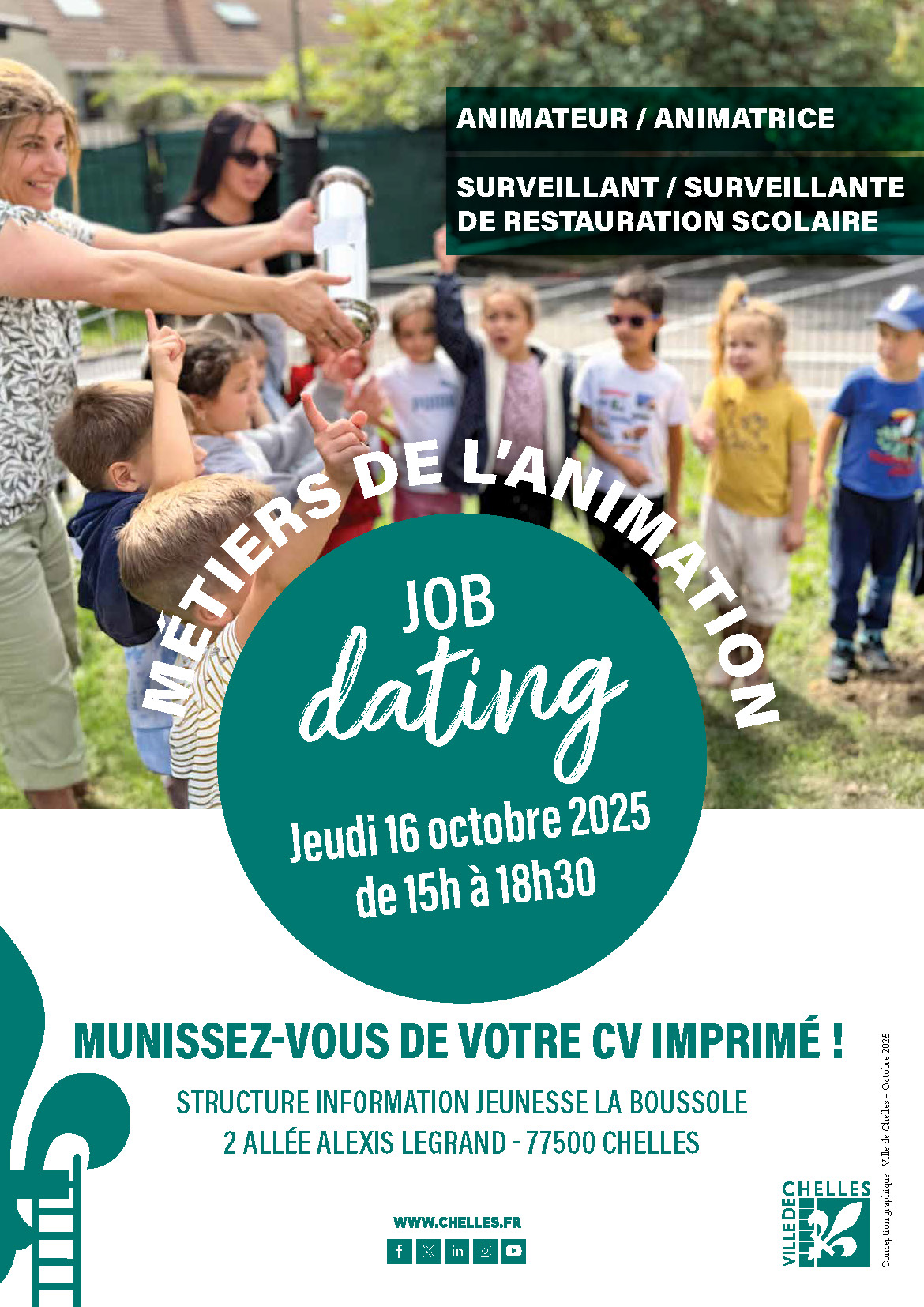 affiche job dating octobre 2025
