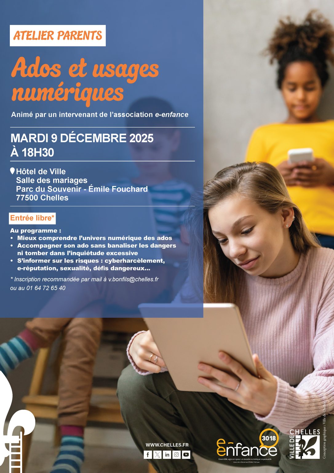affiche ados et usages numériques