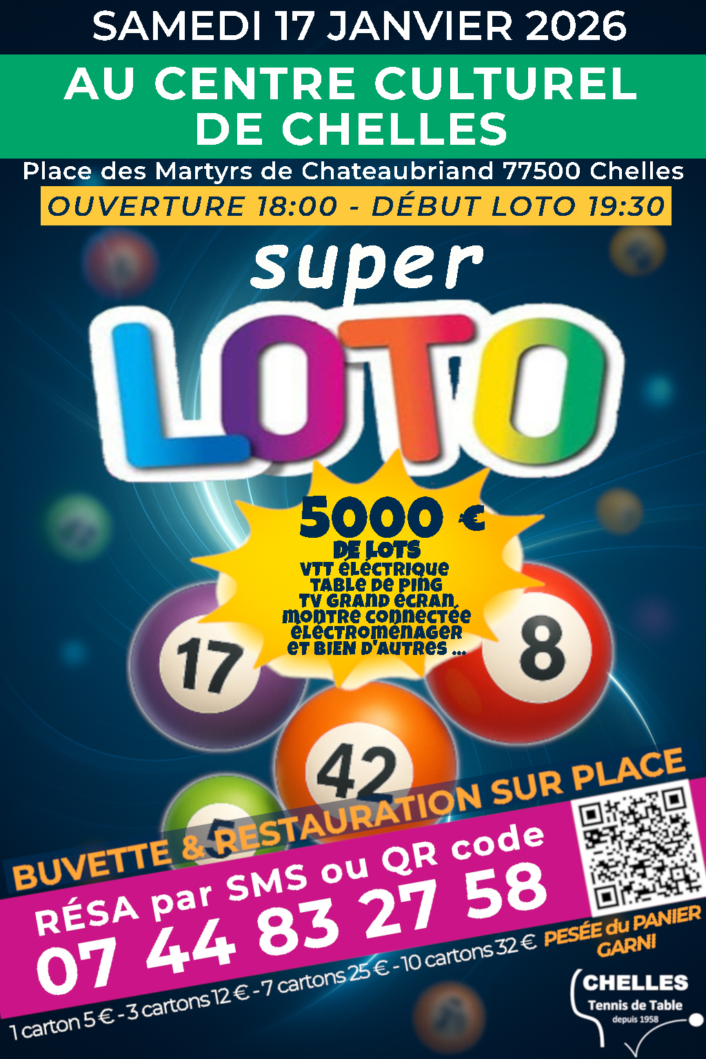 Loto Chelles Tennis de table