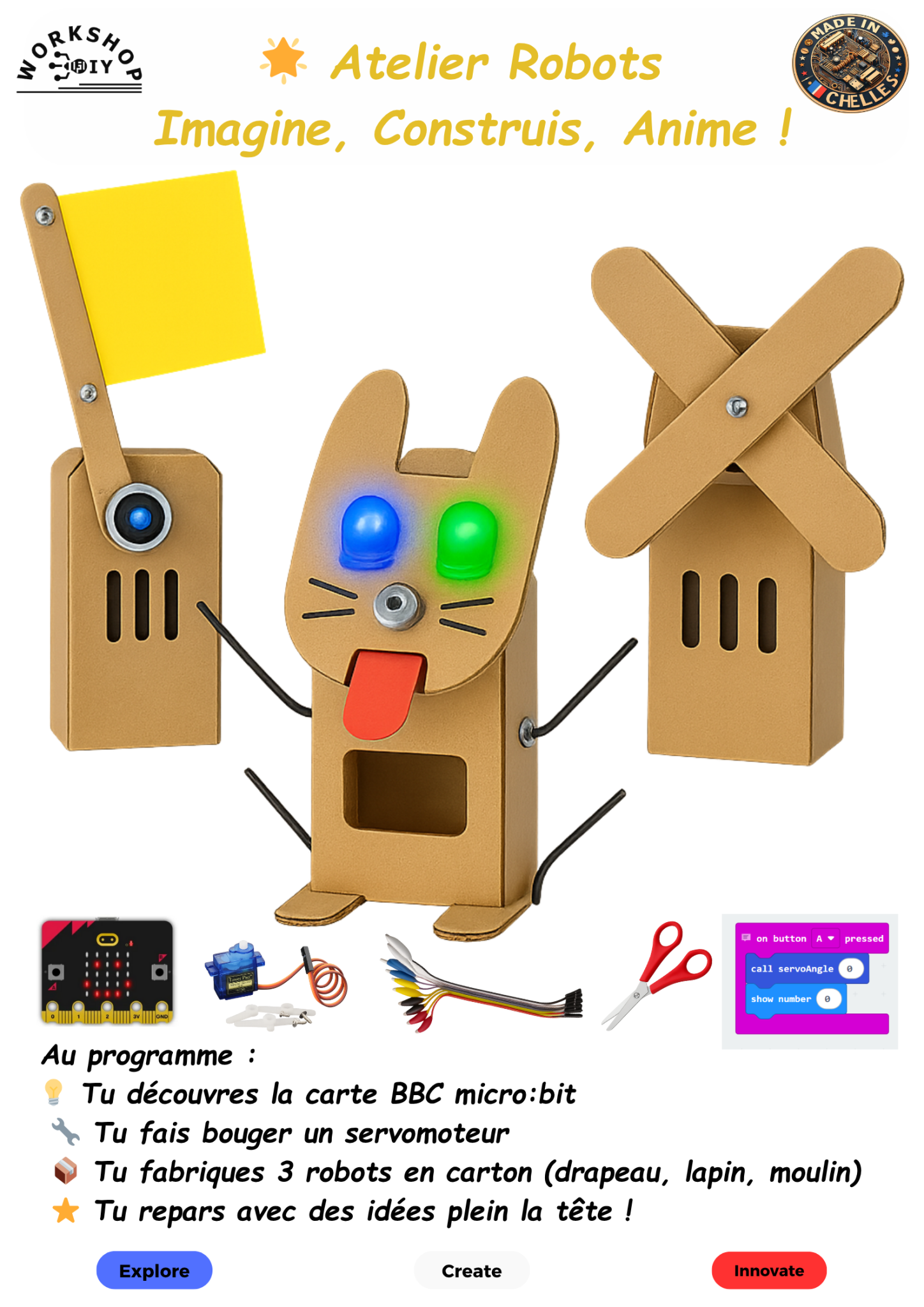 affiche atelier robot