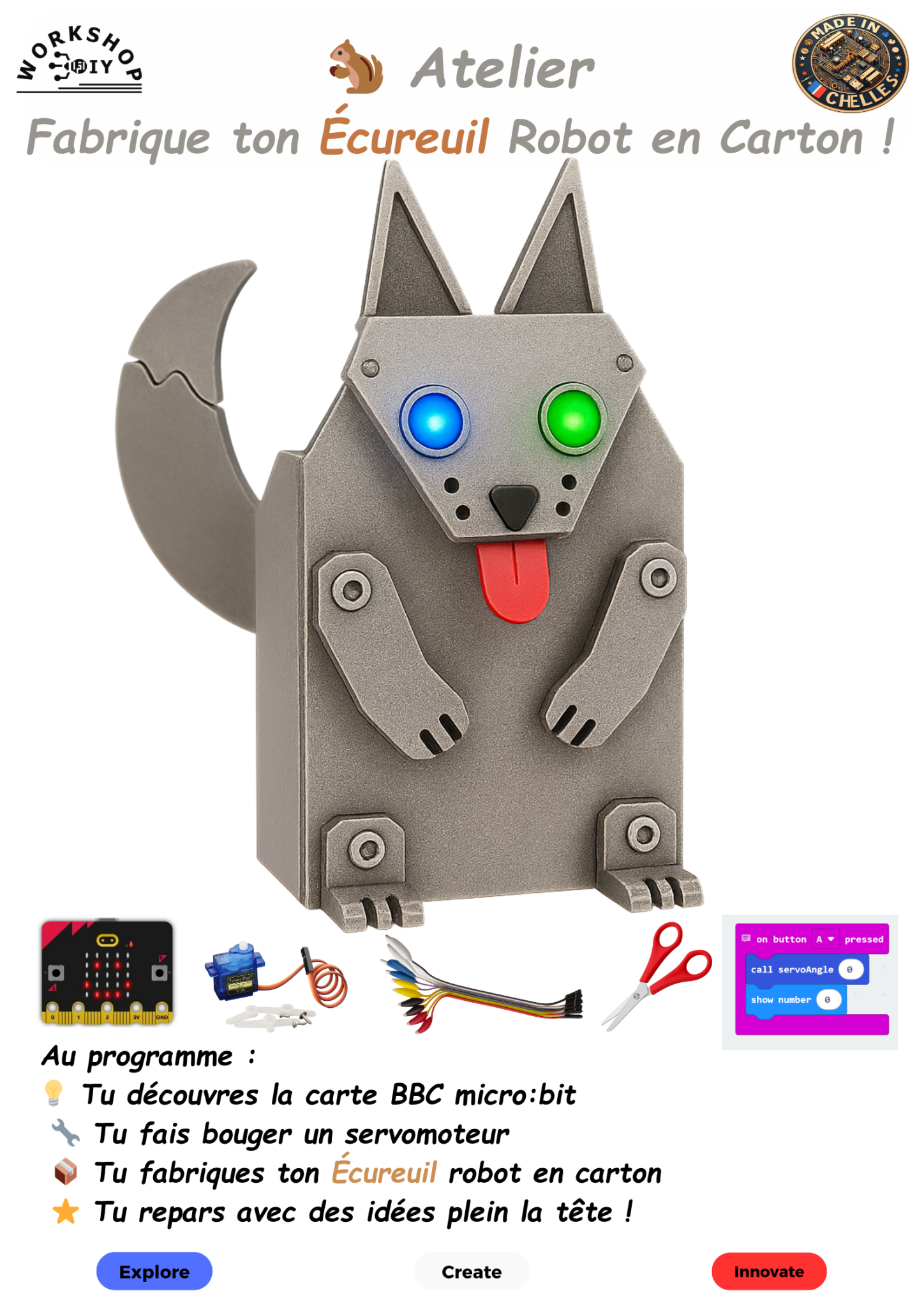 affiche atelier robot