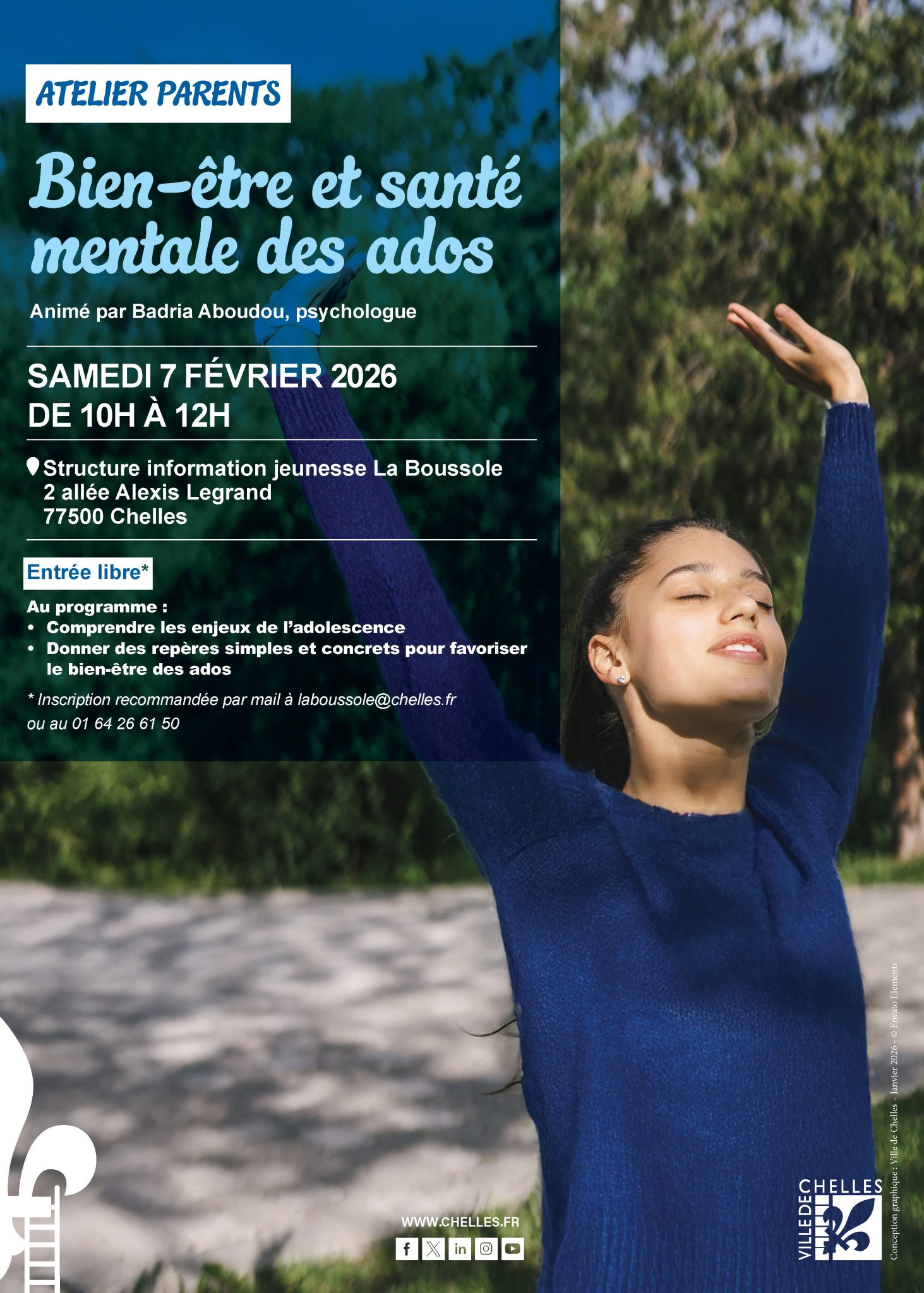 affiche santé mentale ados