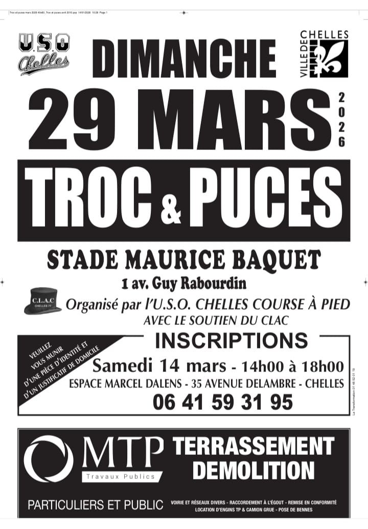 affiche troc et puces USO