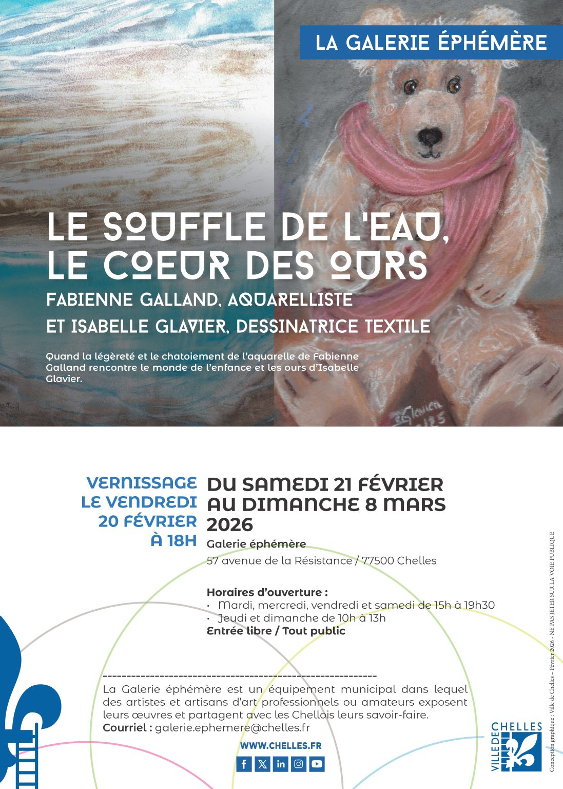 affiche exposition souffle de l'eau