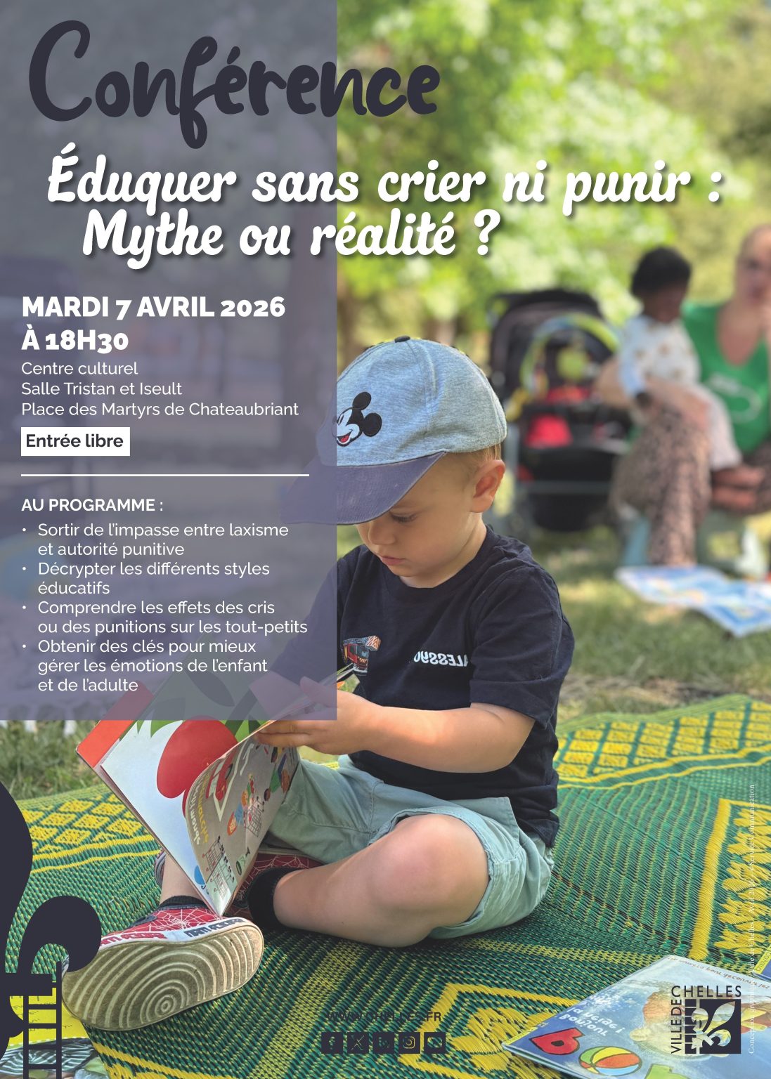 affiche parentalité éduquer sans crier