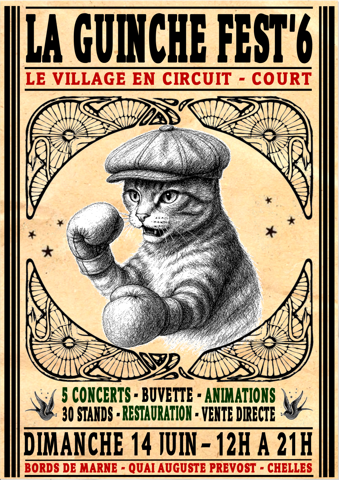 AFFICHE LA GUINCHE FEST 6