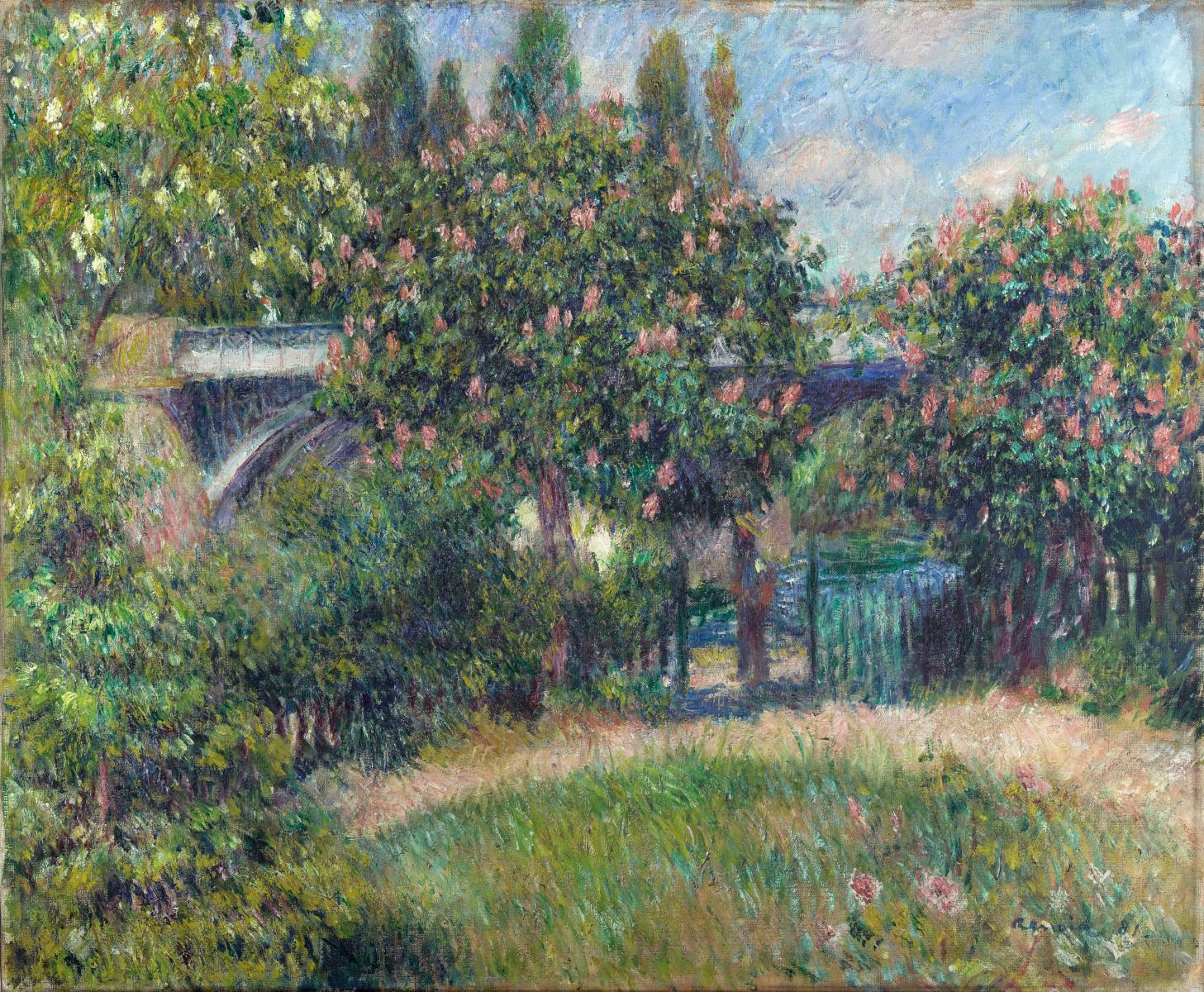 Siestes musicales © Le pont du chemin de fer à Chatou, Pierre-Auguste Renoir, 1881
