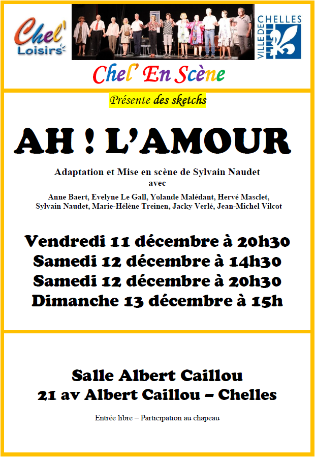Ah ! L'amour - Chel'en scène